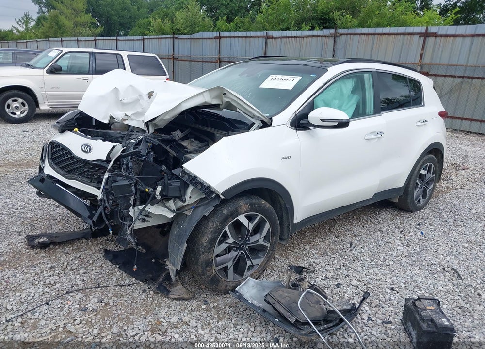 2022 KIA SPORTAGE VIN: KNDPNCAC7N7981212