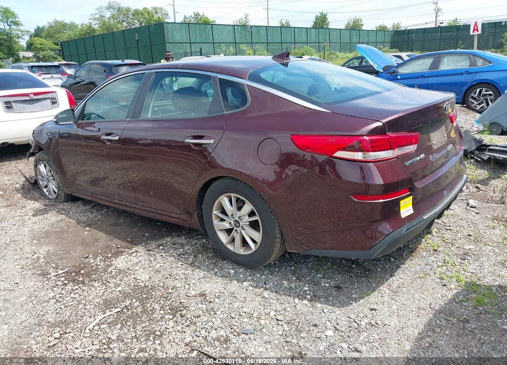 2019 KIA OPTIMA VIN: 5XXGT4L31KG286705