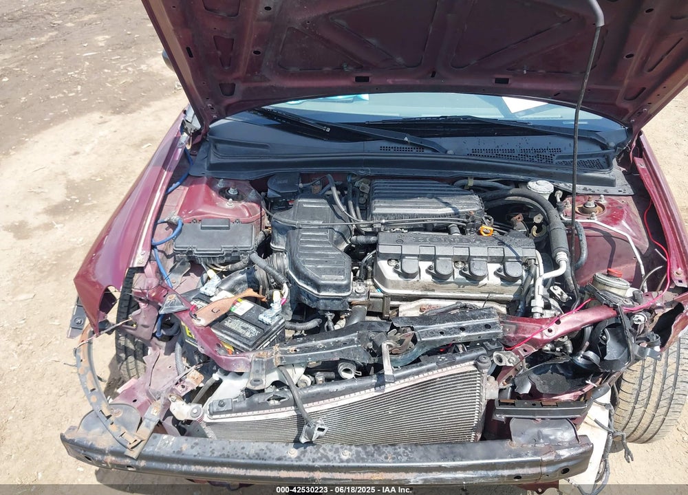 2003 HONDA CIVIC LX VIN: 2HGES165X3H597779