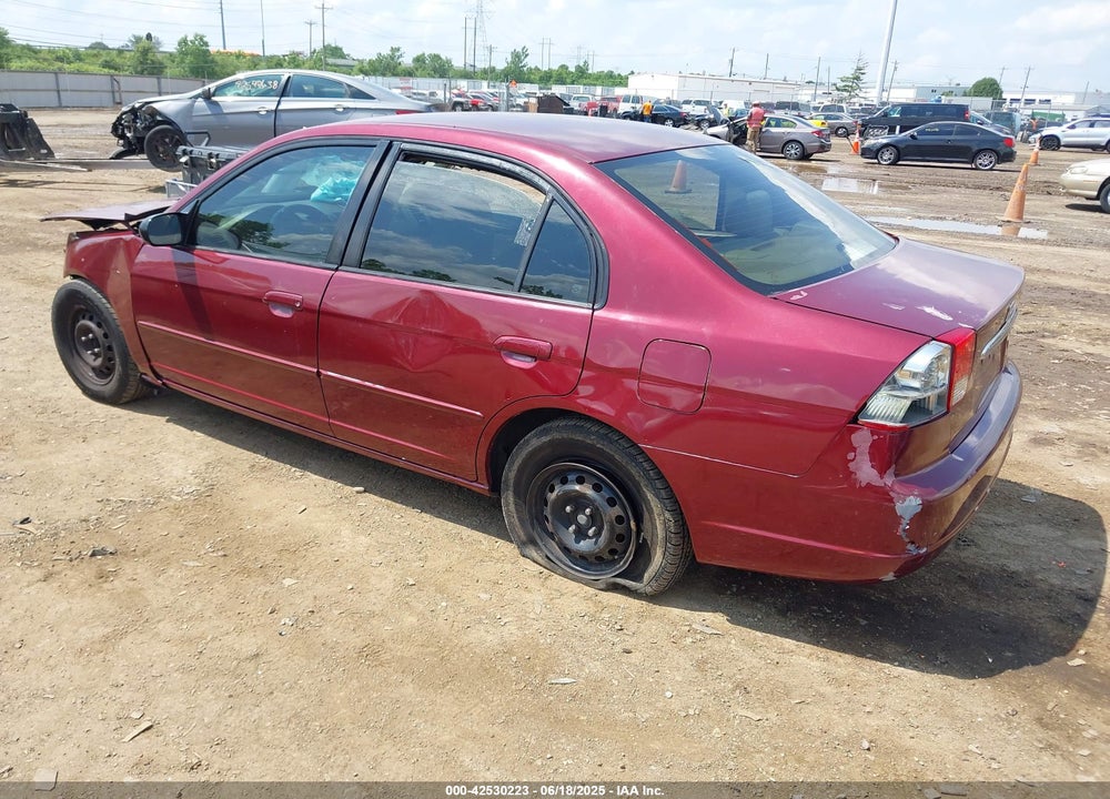 2003 HONDA CIVIC LX VIN: 2HGES165X3H597779
