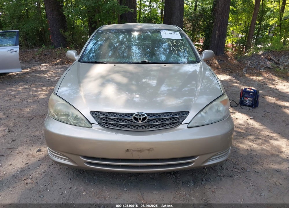 2002 TOYOTA CAMRY VIN: 4T1BE32K62U565452