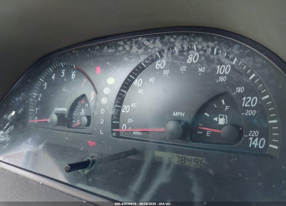 2002 TOYOTA CAMRY VIN: 4T1BE32K62U565452