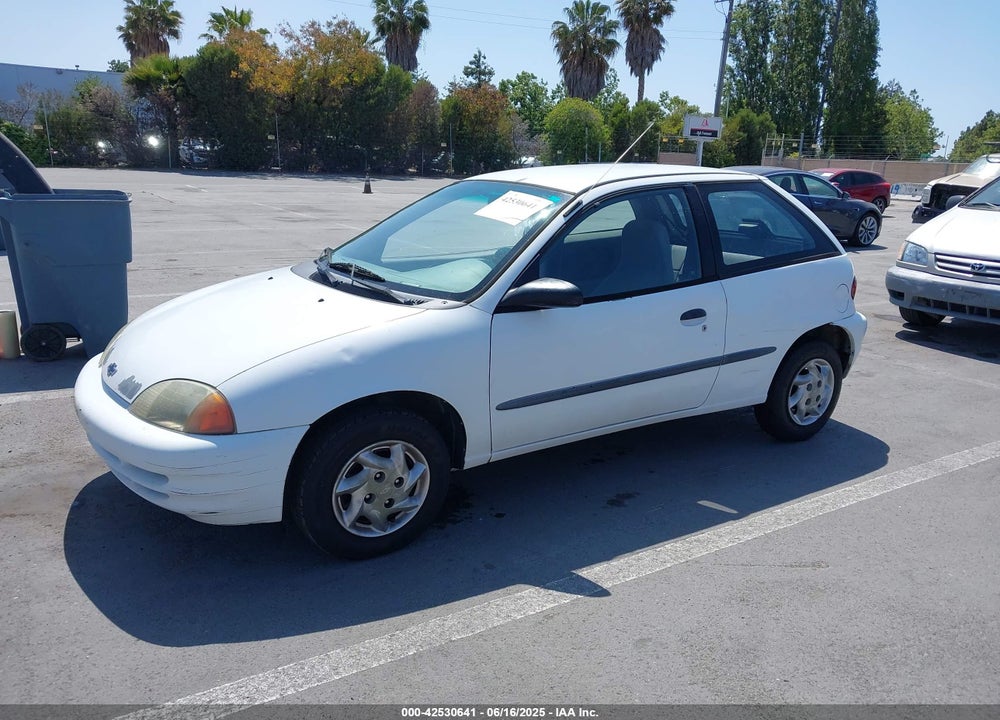 1999 CHEVROLET METRO LSI VIN: 2C1MR2225X6709166