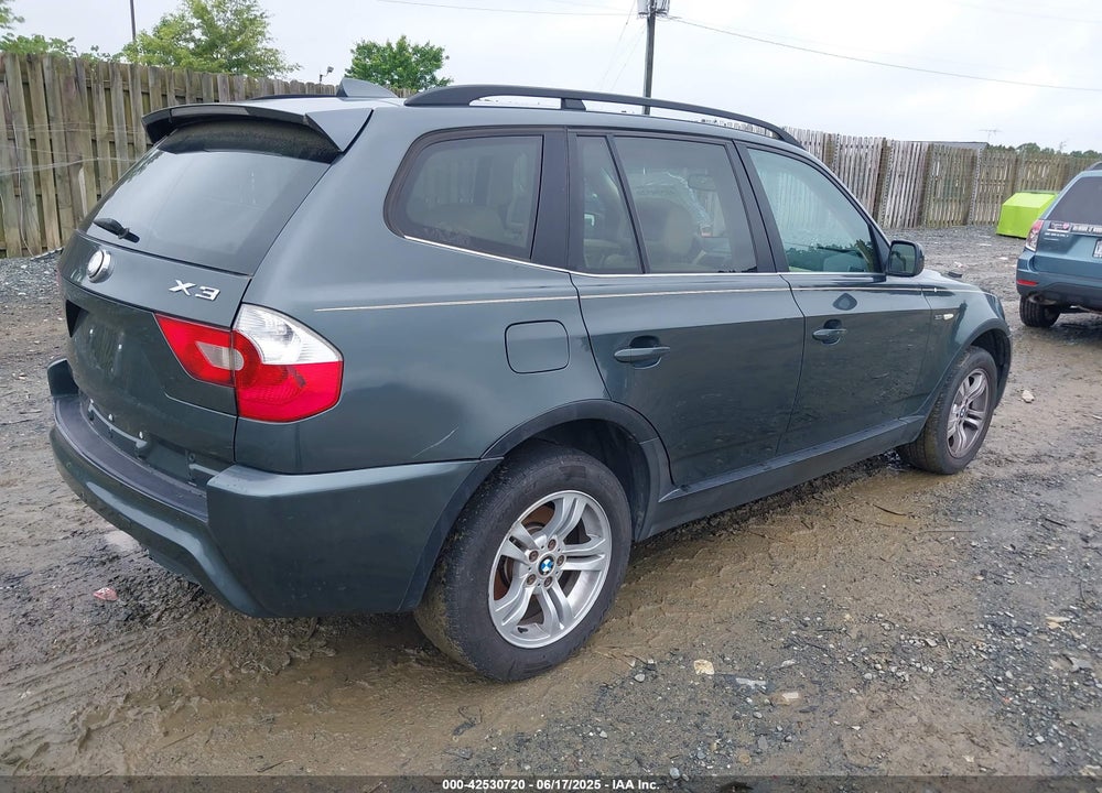 2006 BMW X3 3.0I VIN: WBXPA93426WD28370