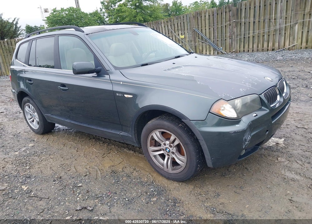 2006 BMW X3 3.0I VIN: WBXPA93426WD28370