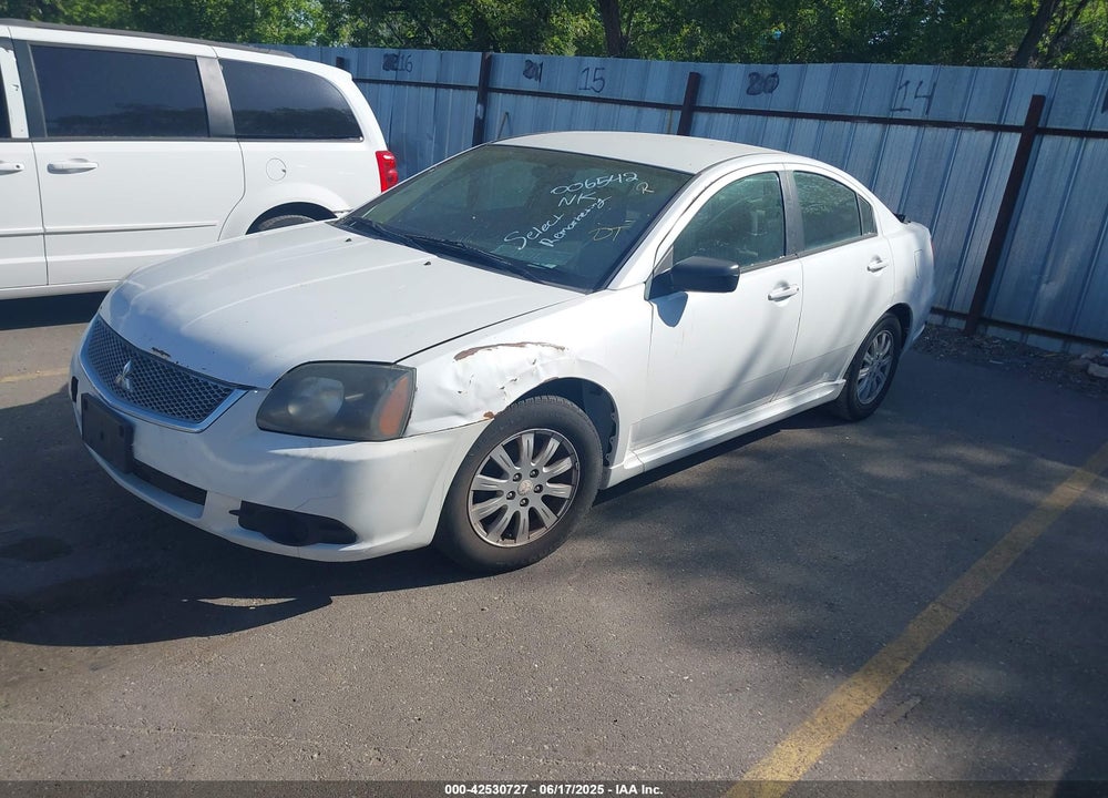 2010 MITSUBISHI GALANT VIN: 4A32B2FF4AE006542
