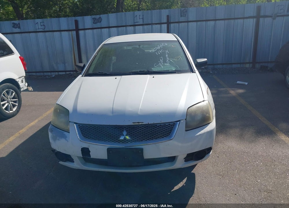 2010 MITSUBISHI GALANT VIN: 4A32B2FF4AE006542