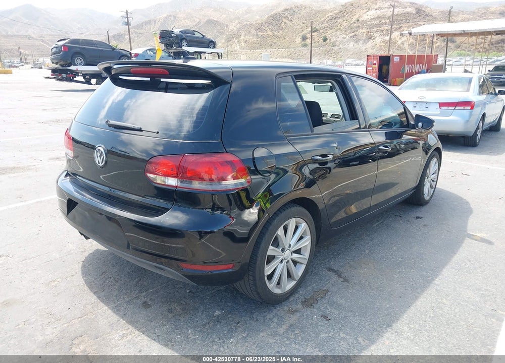 2012 VOLKSWAGEN GOLF TDI 4-DOOR VIN: WVWDM7AJ6CW296004