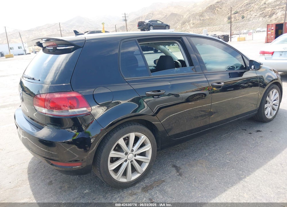 2012 VOLKSWAGEN GOLF TDI 4-DOOR VIN: WVWDM7AJ6CW296004