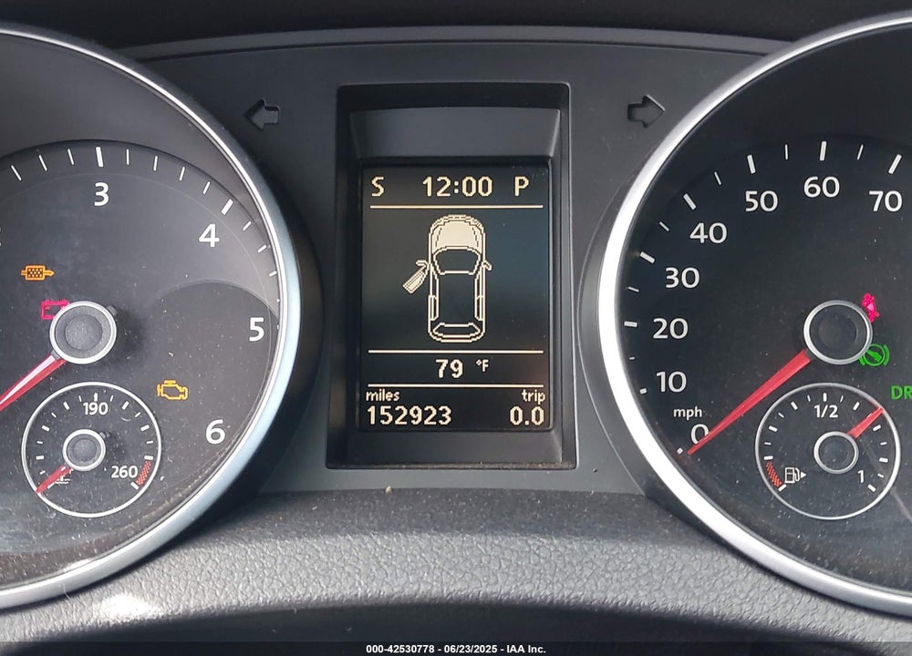 2012 VOLKSWAGEN GOLF TDI 4-DOOR VIN: WVWDM7AJ6CW296004