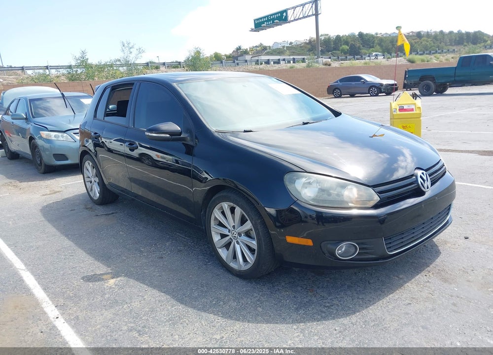 2012 VOLKSWAGEN GOLF TDI 4-DOOR VIN: WVWDM7AJ6CW296004