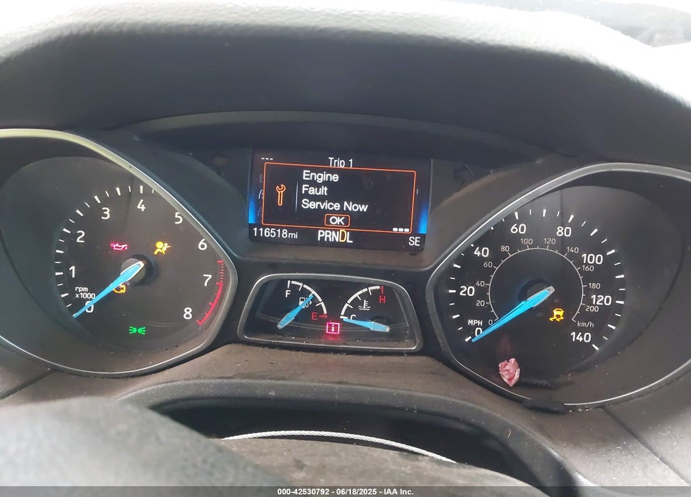 2018 FORD FOCUS VIN: 1FADP3K27JL206726
