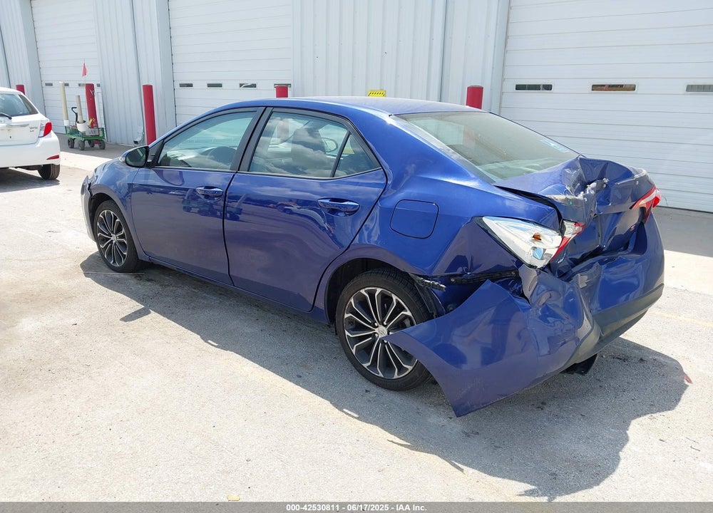 2015 TOYOTA COROLLA VIN: 2T1BURHE5FC465079