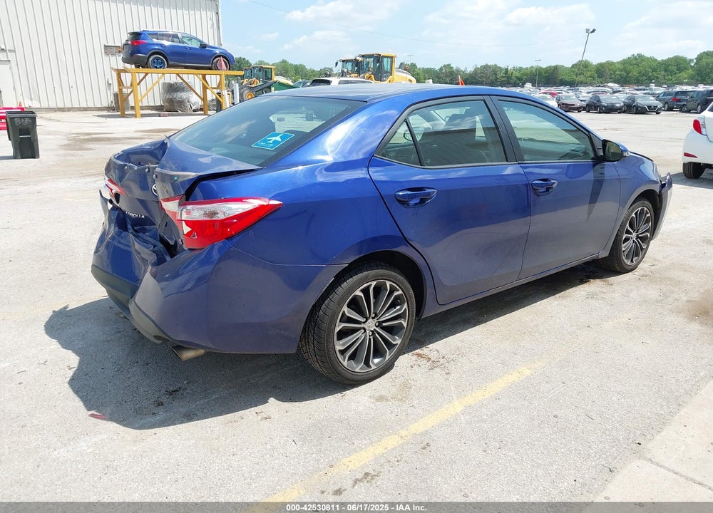 2015 TOYOTA COROLLA VIN: 2T1BURHE5FC465079