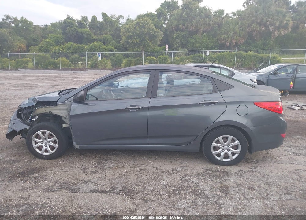 2013 HYUNDAI ACCENT VIN: KMHCT4AE7DU316379
