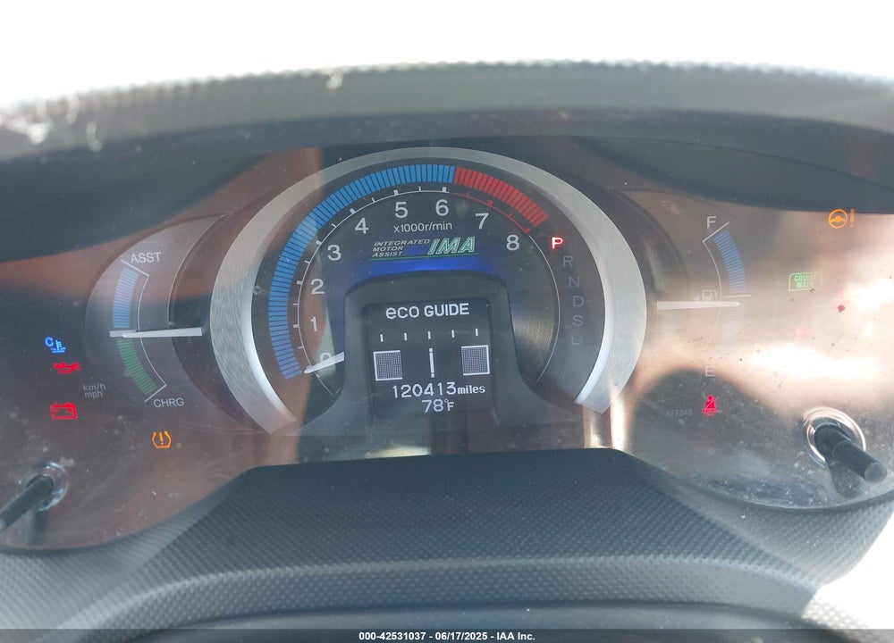 2011 HONDA INSIGHT VIN: JHMZE2H50BS011087
