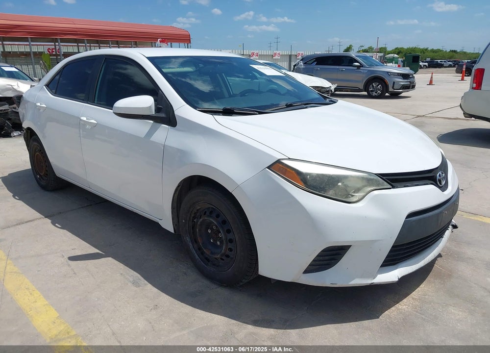 2014 TOYOTA COROLLA L VIN: 5YFBURHE6EP022597