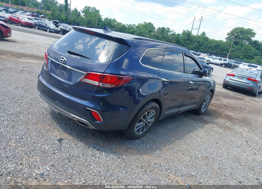 2017 HYUNDAI SANTA FE VIN: KM8SM4HF6HU169615