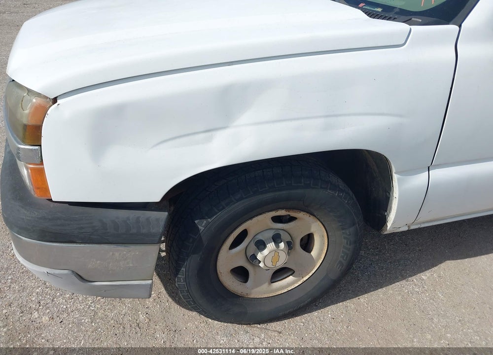 2003 CHEVROLET SILVERADO 1500 WORK TRUCK VIN: 1GCEC14V83Z251616