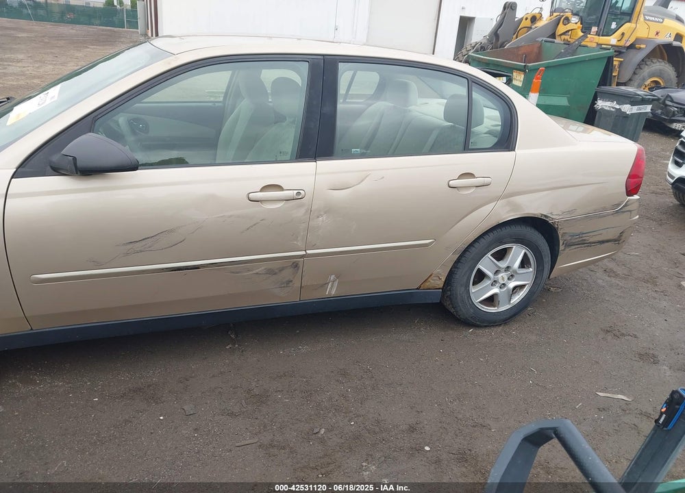 2005 CHEVROLET MALIBU LS VIN: 1G1ZT54805F193811