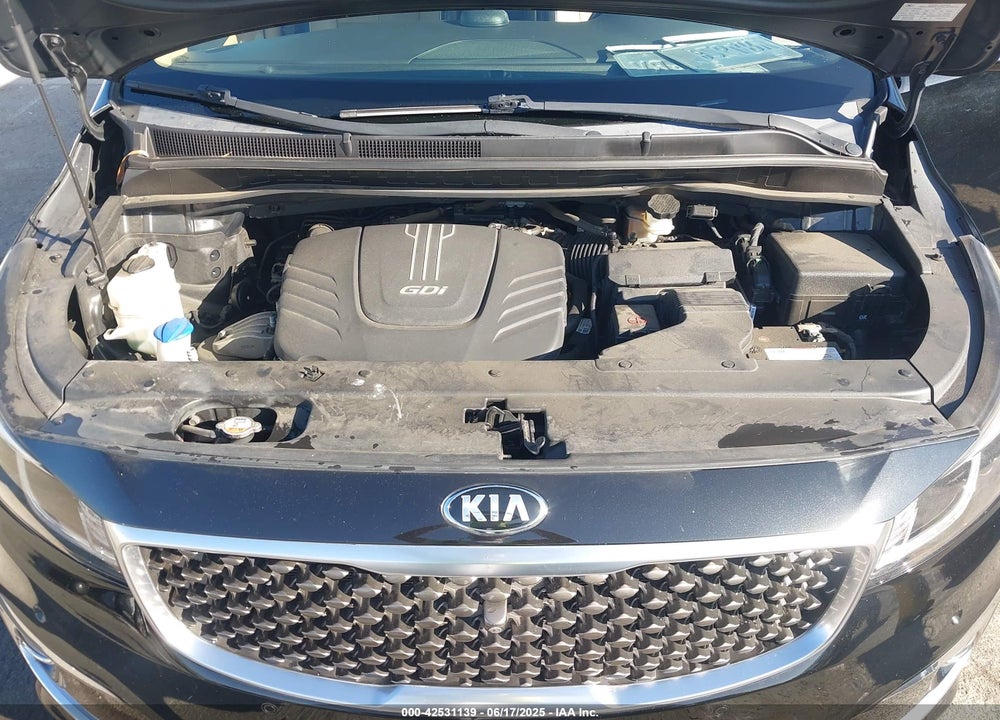 2016 KIA SEDONA SX LUXURY VIN: KNDME5C10G6126693