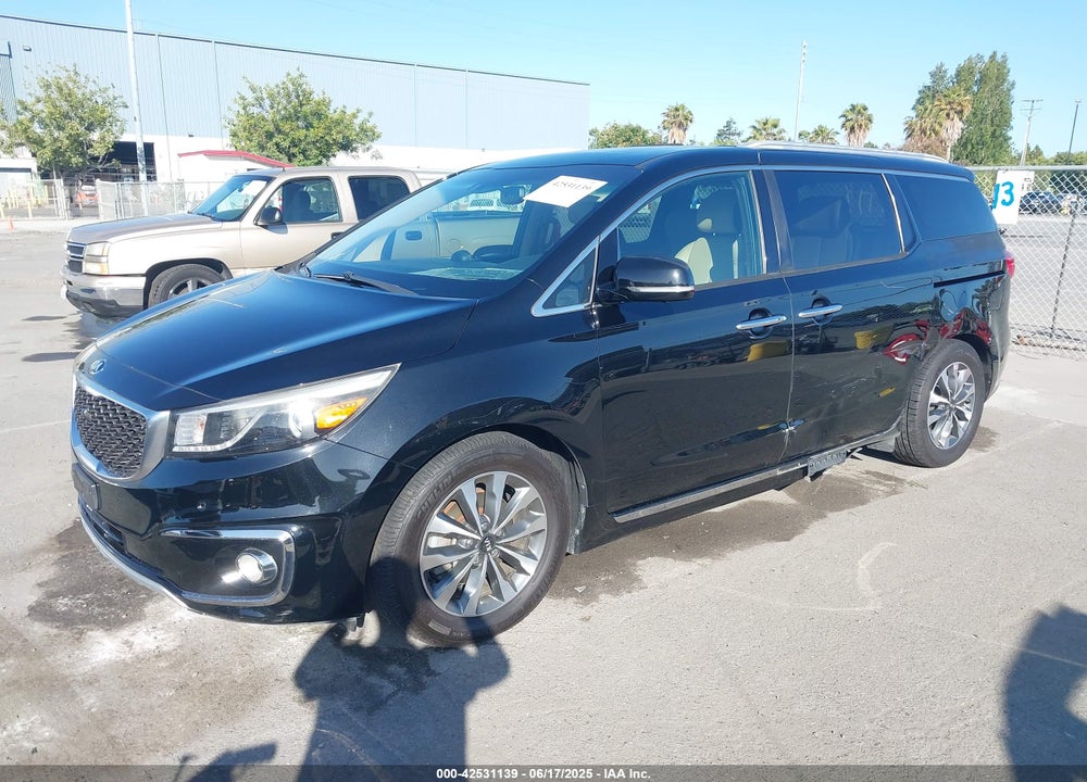 2016 KIA SEDONA SX LUXURY VIN: KNDME5C10G6126693