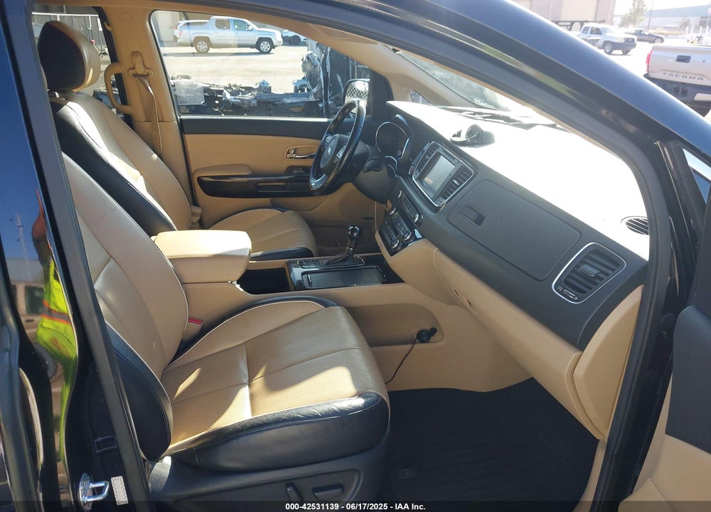 2016 KIA SEDONA SX LUXURY VIN: KNDME5C10G6126693