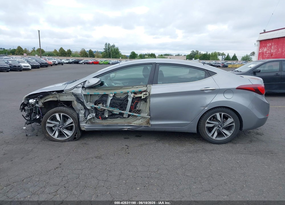 2014 HYUNDAI ELANTRA LIMITED VIN: KMHDH4AEXEU105152
