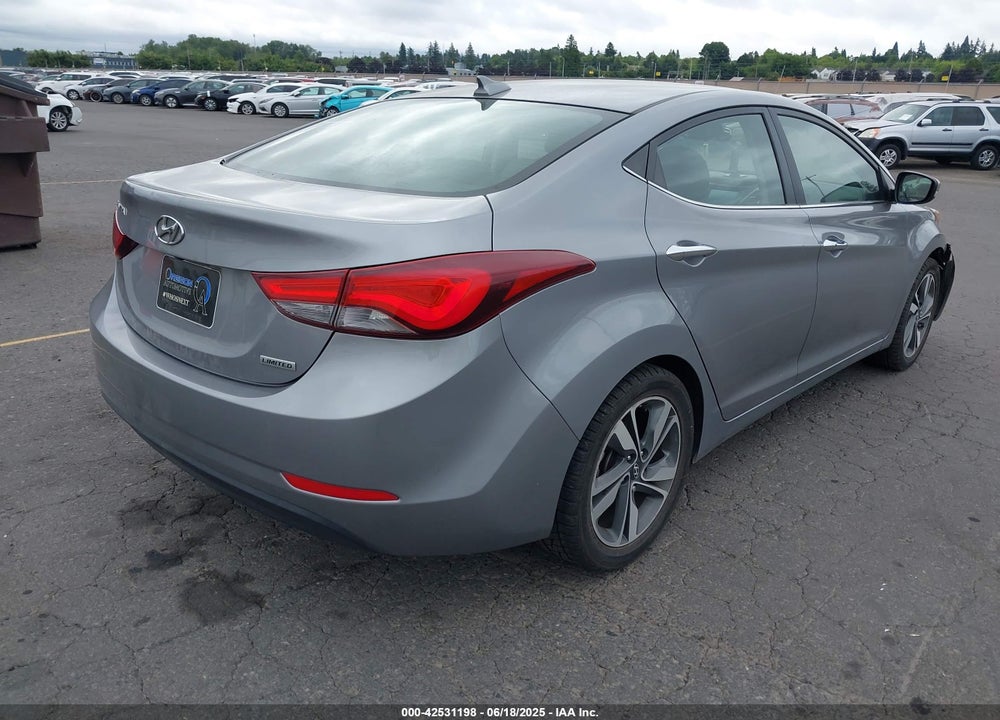 2014 HYUNDAI ELANTRA LIMITED VIN: KMHDH4AEXEU105152