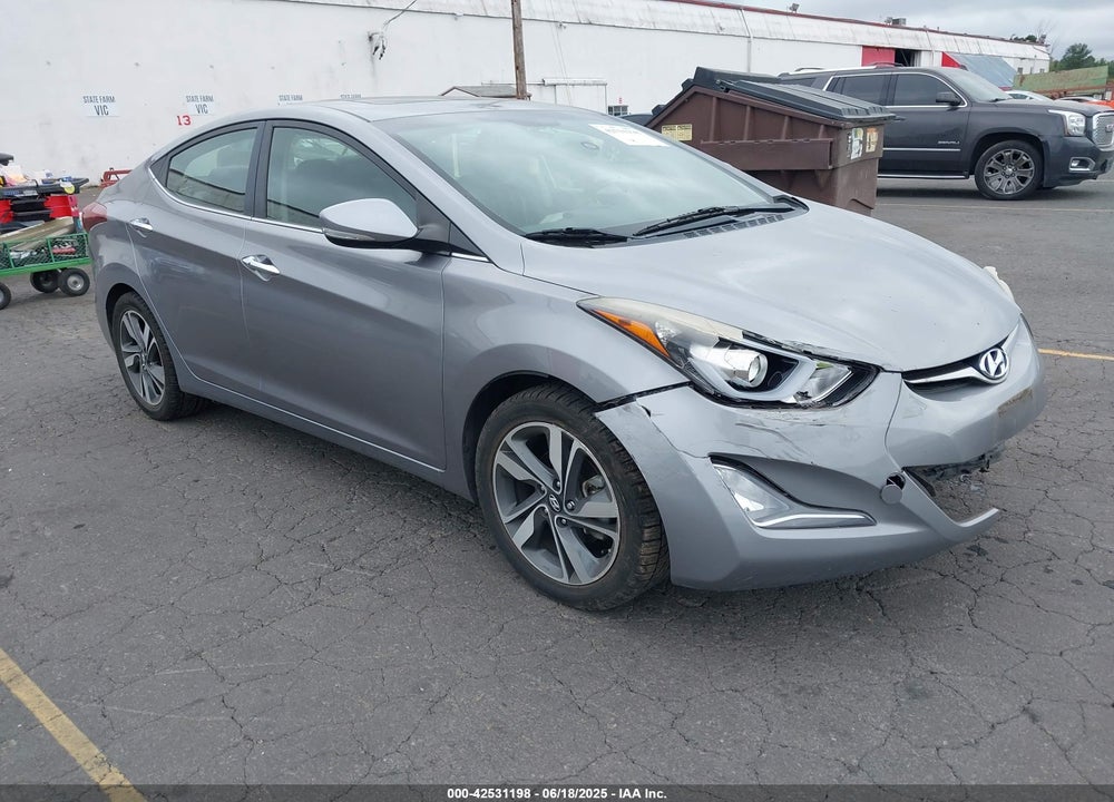 2014 HYUNDAI ELANTRA LIMITED VIN: KMHDH4AEXEU105152