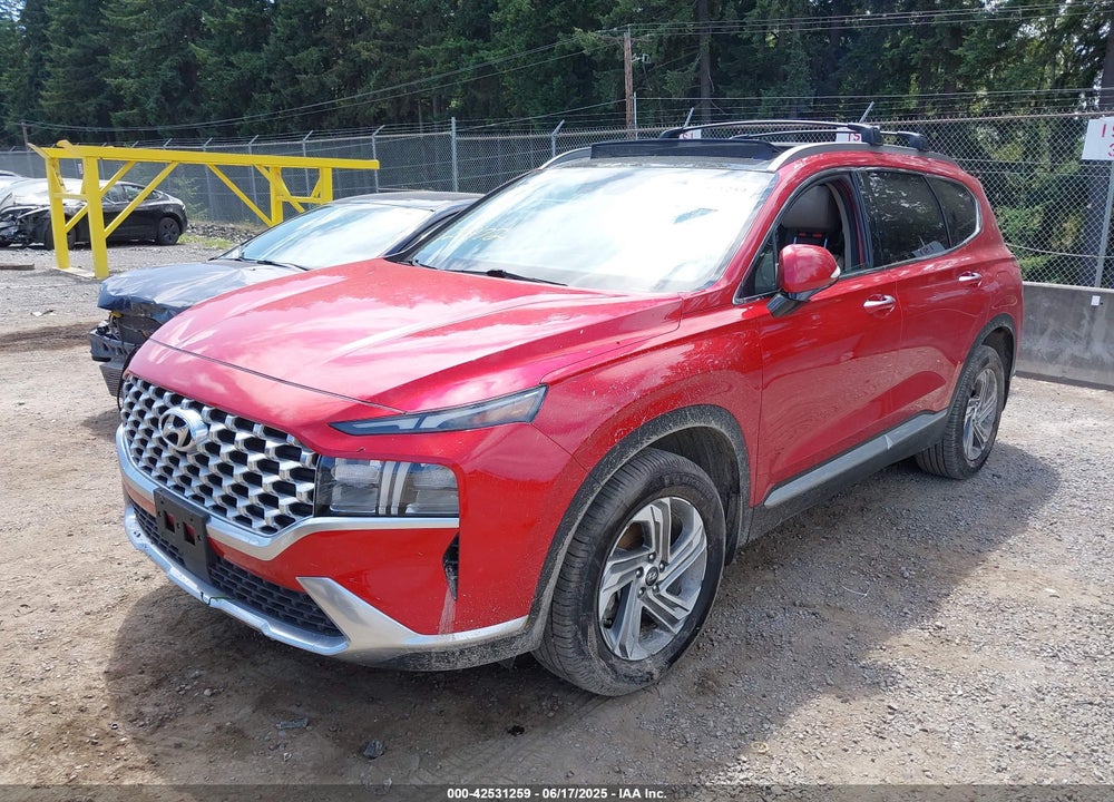 2021 HYUNDAI SANTA FE VIN: 5NMS3DAJ6MH372401