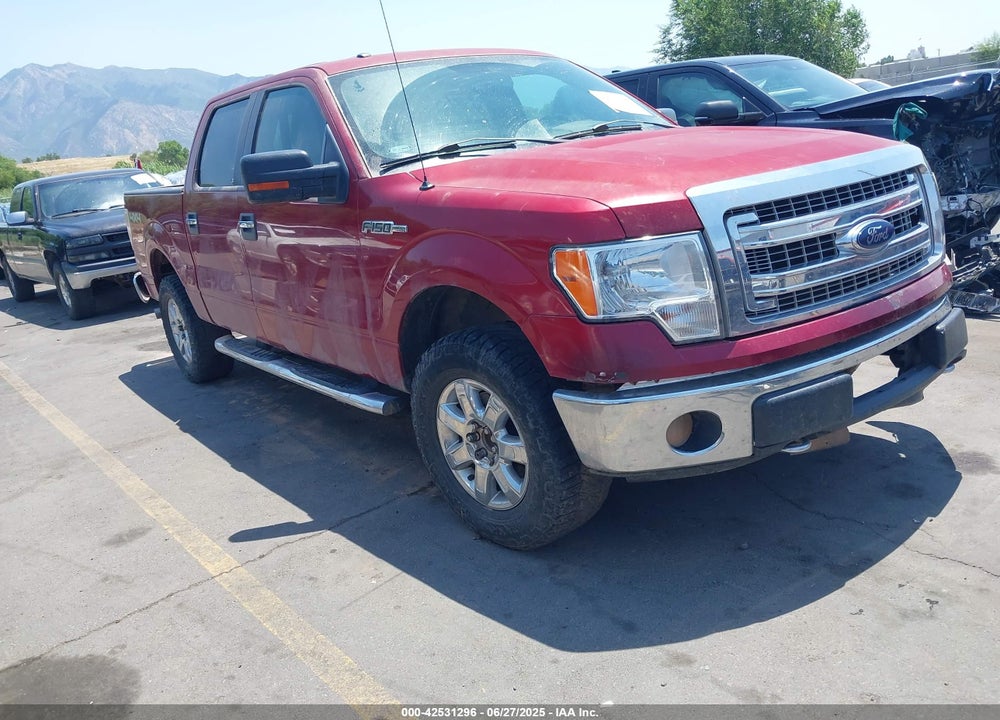 2013 FORD F-150 XLT VIN: 1FTFW1EF8DKE87860