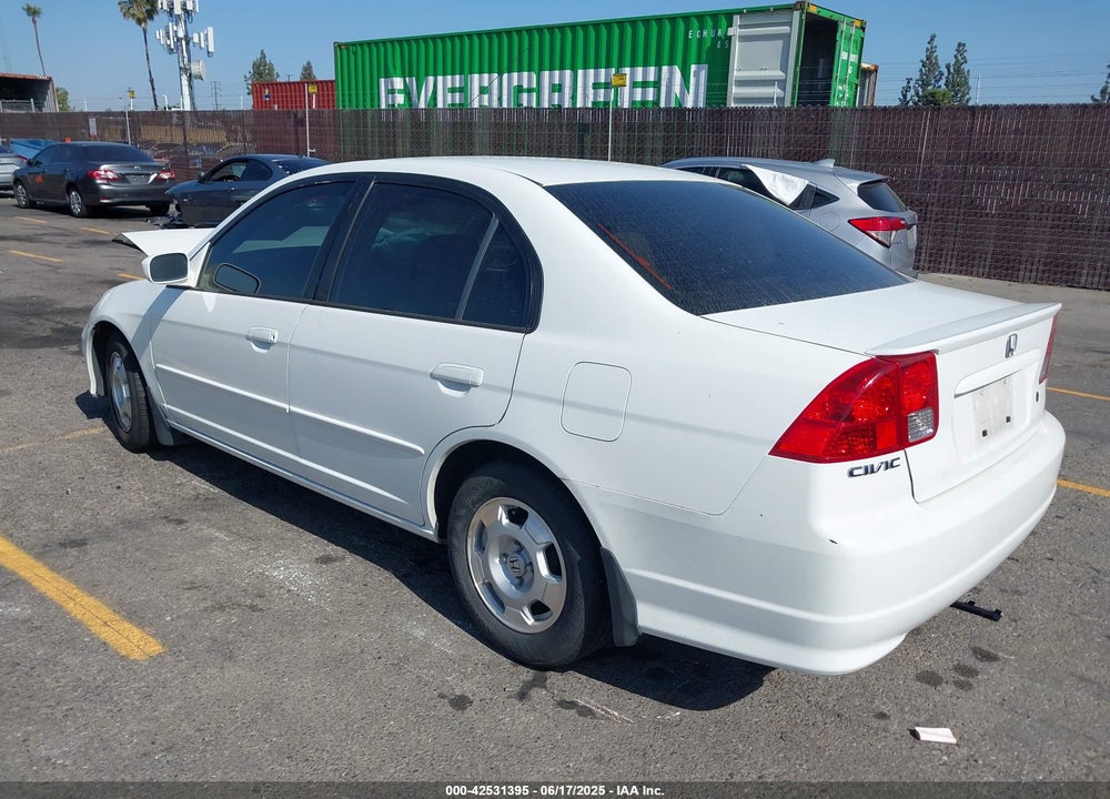 2004 HONDA CIVIC HYBRID VIN: JHMES96664S022495