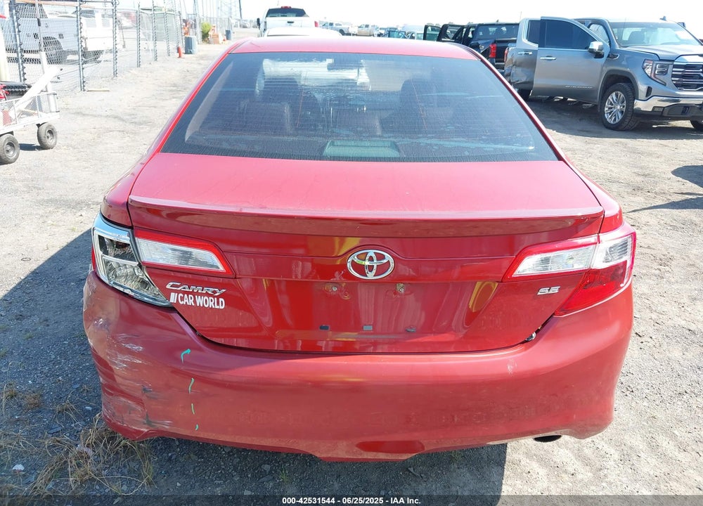 2012 TOYOTA CAMRY SE VIN: 4T1BF1FKXCU617744