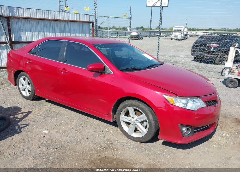 2012 TOYOTA CAMRY SE VIN: 4T1BF1FKXCU617744