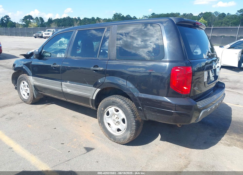 2005 HONDA PILOT LX VIN: 2HKYF18125H549987