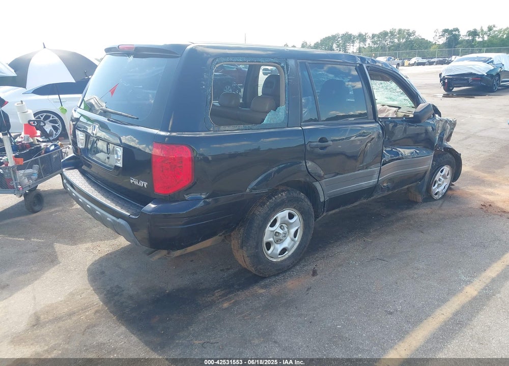 2005 HONDA PILOT LX VIN: 2HKYF18125H549987