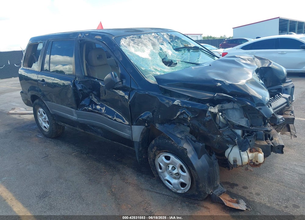 2005 HONDA PILOT LX VIN: 2HKYF18125H549987