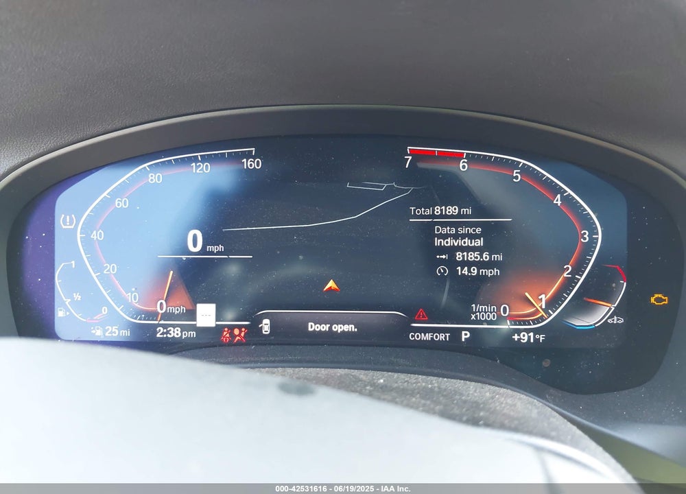 2025 BMW X4 VIN: 5UX33DT03S9X59312
