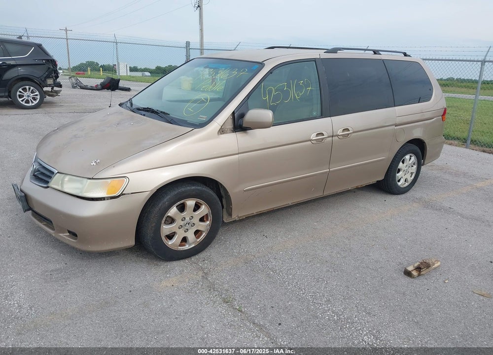 2002 HONDA ODYSSEY EX VIN: 2HKRL18602H565108