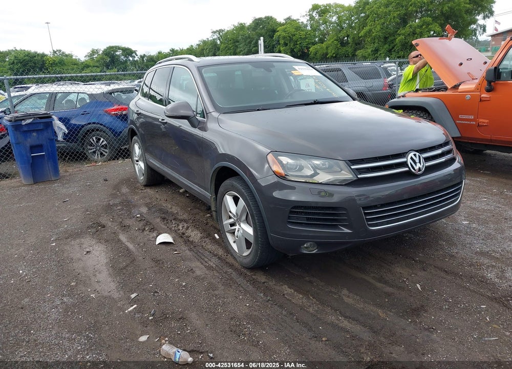 2012 VOLKSWAGEN TOUAREG TDI LUX VIN: WVGFK9BP0CD002939