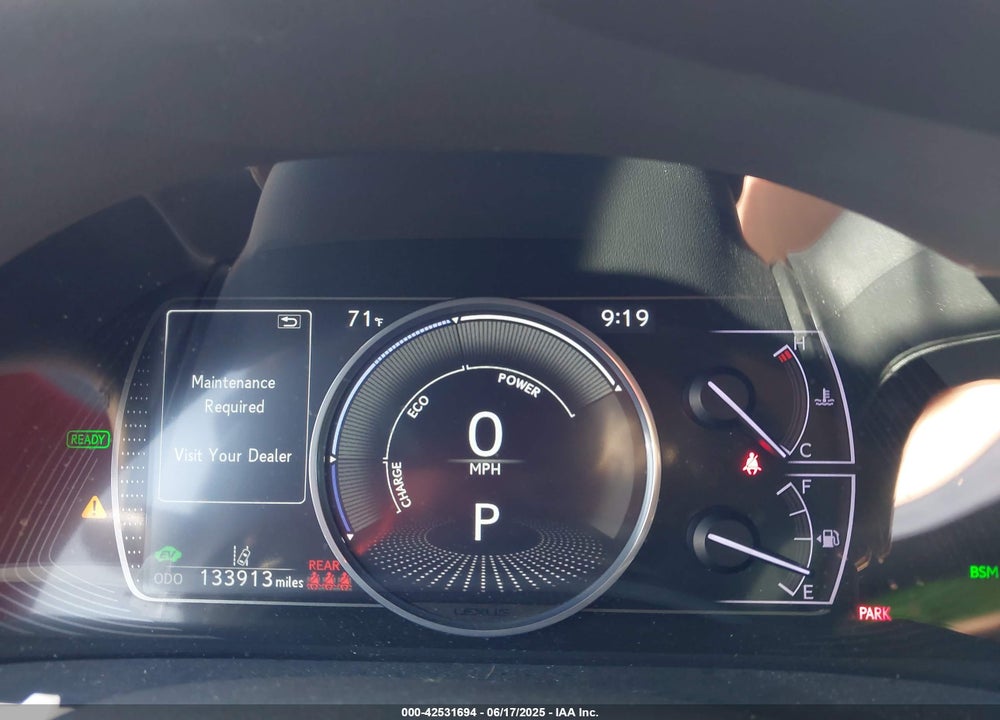 2022 LEXUS ES 300H LUXURY VIN: 58AEA1C17NU018917