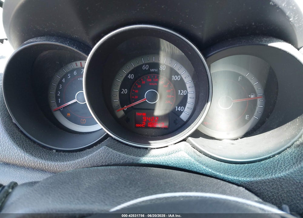 2011 KIA FORTE VIN: KNAFU4A26B5422430