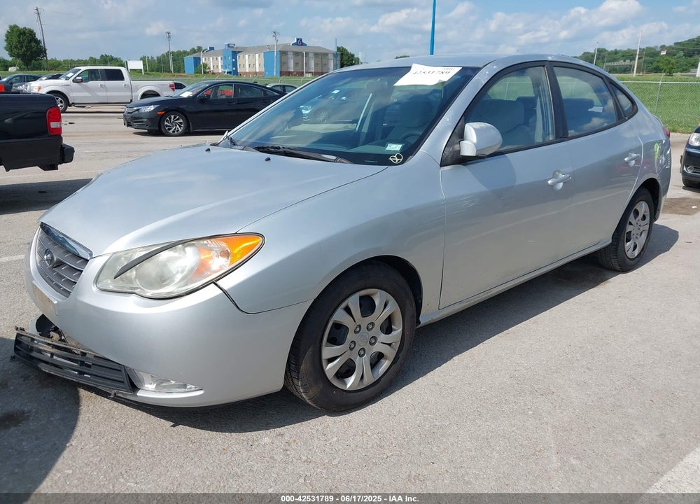 2009 HYUNDAI ELANTRA VIN: KMHDU46D09U742536