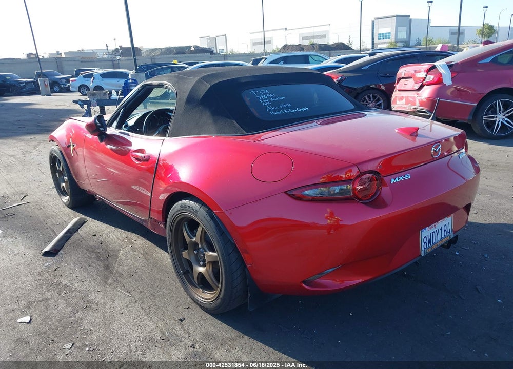 2016 MAZDA MX-5 MIATA VIN: JM1NDAD73G0100806