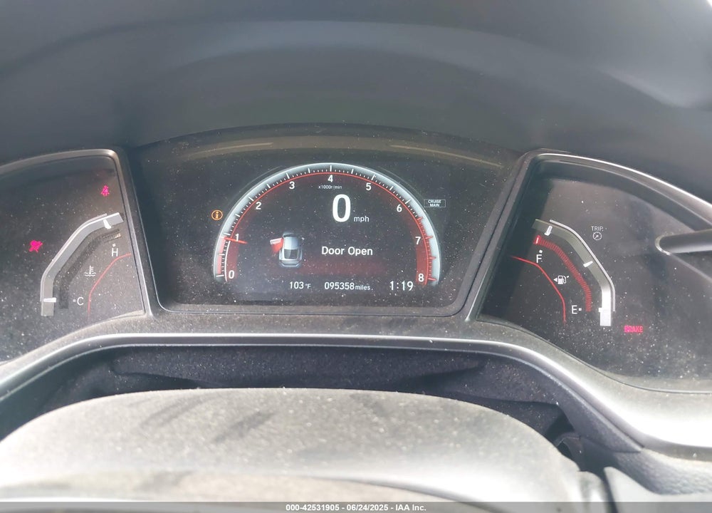 2017 HONDA CIVIC VIN: 2HGFC3A58HH750400