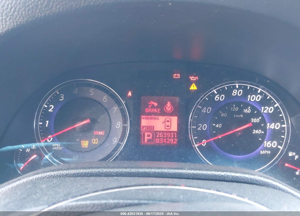 2007 INFINITI G35 JOURNEY VIN: JNKBV61E37M715766
