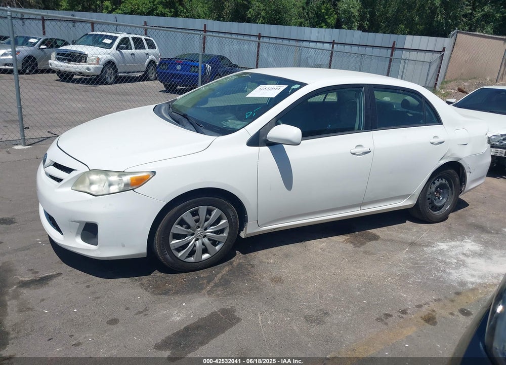 2012 TOYOTA COROLLA LE VIN: 2T1BU4EE1CC884095