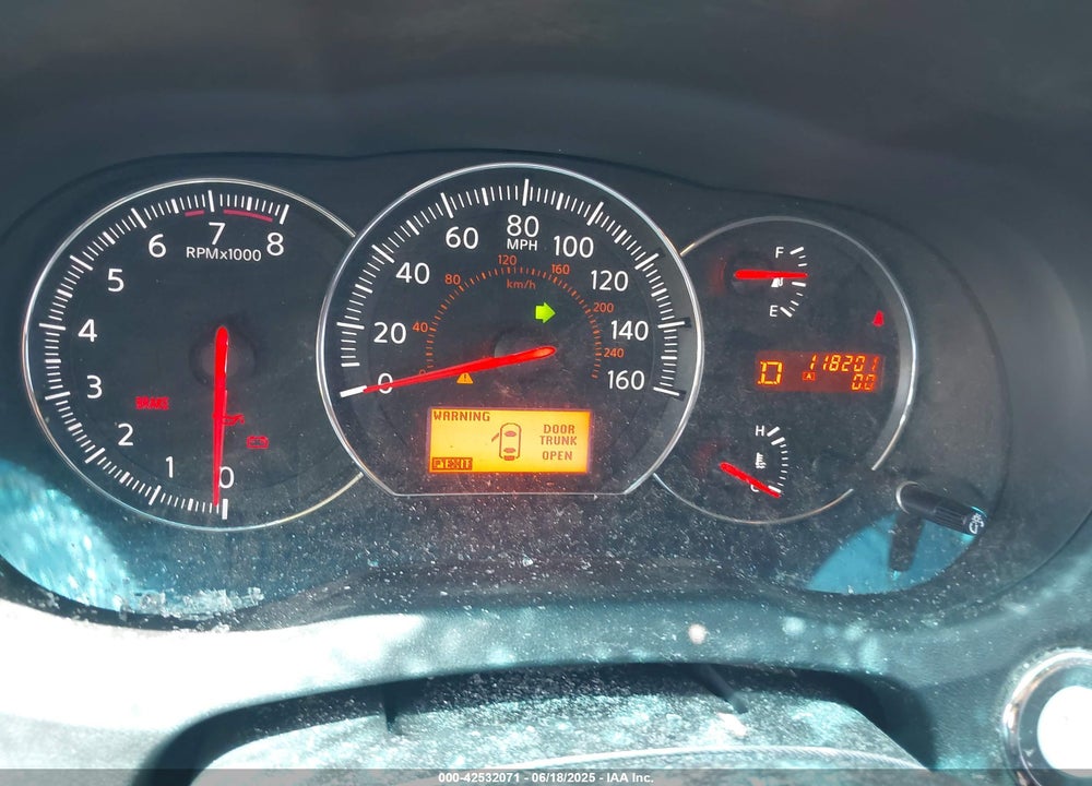2011 NISSAN MAXIMA VIN: 1N4AA5AP7BC801400