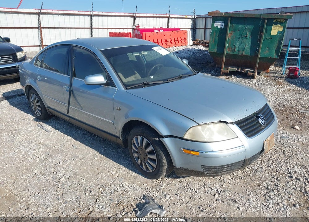 2004 VOLKSWAGEN PASSAT GL VIN: WVWMD63B84P048445